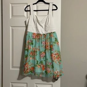 Floral baby doll dress